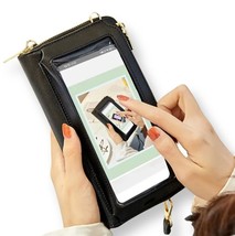 Touchscreen Purse Crossbody Cell Phone Sections Slots Zip Cross-body Bag... - $15.99