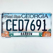  United States Georgia Barrow County Passenger License Plate CED7691 - $16.82