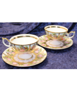 Royal Vienna by Japanese Arnart Cups &amp; Saucers (2 Sets) Pale Pink - €41,34 EUR