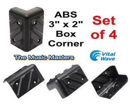 4X ABS Large Cabinet Corner Amp Rack Case DJ Home Speaker Box Bumper Protector - $6.64