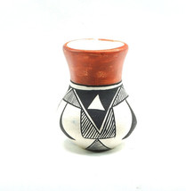 Acoma Pottery Small Vase Signed A Corpuz Handmade Vintage Native American - £23.85 GBP