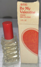 Vintage Avon 1984 Be My Valentine Ariane Mini Cologne .5 Fluid Ounces - $5.69