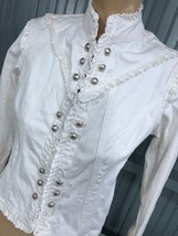 Star Jeans Cotton White Medium Ladies Short Fashion Jacket - $15.50