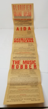 St. Louis Muny Theatre 1925 Advertisement Aida The Music Robber Glorified - £14.90 GBP