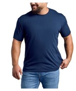 True Classic Mens T-Shirts Navy Blue Black White Gray 4-Pack Crewneck Br... - $109.76 CAD