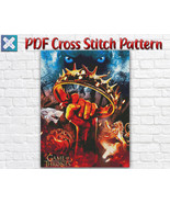 Game Of Thrones Fantasy Movie Counted PDF Cross Stitch Pattern Needlewor... - $4.82 CAD