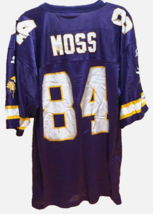 Randy Moss #84 Minnesota Vikings NFL Vintage 90s NFC Starter Purple Jersey 48 L - £42.30 GBP