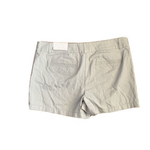 LOFT Shorts NWT Gray 4” Inseam 100% Cotton Chino Pockets Size 14 - £12.65 GBP