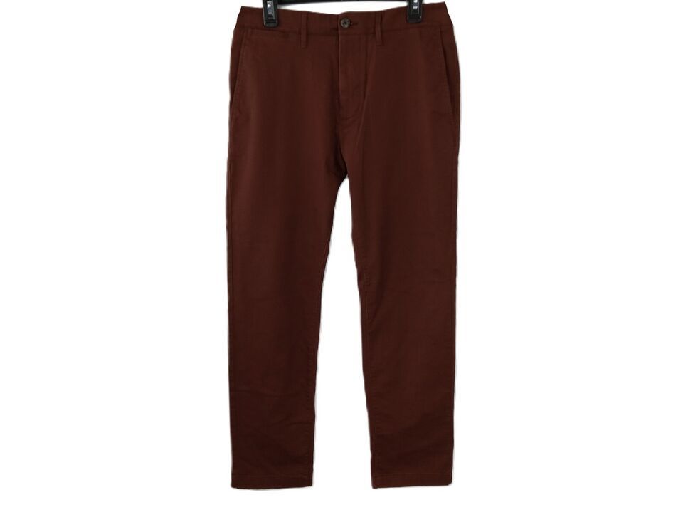 Goodfellow & Co Straight Leg Slim Fit Hennepin Chino Pants, Casual Mid Rise