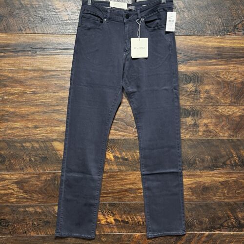 DL1961 Avery Velvety Jeans Mens 31 x 34 Coalmine Gray Modern Straight USA - $74.10