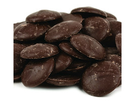 Merckens Cocoa Dark Chocolate Flavored Coating Wafers- 50 lb. Bulk Packed - £174.21 GBP