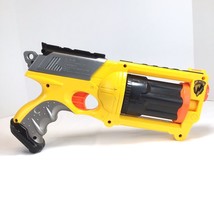 Nerf N-Strike Maverick Rev-6 Revolver Toy  Gun Foam Dart Gun Yellow And ... - £5.94 GBP