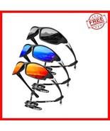 Ultimate Protection: 3 Pairs Polarized Sunglasses for Sports and Adventure - $529.33 MXN