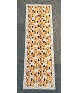 Handmade Quilted Table Runner Multicolored Design - $19.80