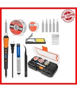Complete 68W Soldering Kit with LCD Display &amp; Ceramic Heater - 12 Tools ... - $66.10 CAD