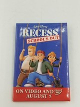 Disney’s Recess School’s Out Pin Back Video Store Button Movie Promo Shi... - £6.18 GBP