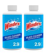 Windex Glass Cleaner Concentrate, Two 2.9 Ounce Concentrated Refill Bottles - $14.53