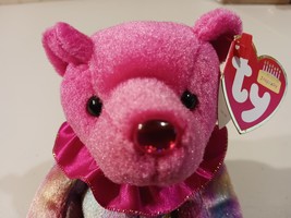 Ty Beanie Babies JANUARY Birthday Bear With Garnet Birthday Stone Nose And Birth - £9.70 GBP