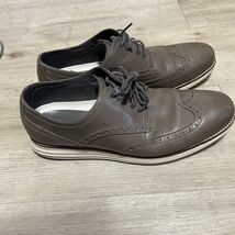 Cole Haan Grand Wingtip Oxford Shoe Derby Stone Sz 10.5 M Men’s Gray - $22.52