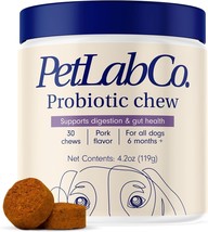 Allergy &amp; Immune Probiotics For Dogs Support Digestion Gut Health Pork Flavor - £46.90 GBP