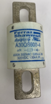 NOS NEW FERRAZ SHAWMUT AMP-TRAP FUSE A30QS600-4 600A - LOOK - £31.44 GBP
