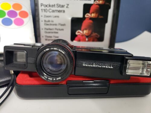 1980 Vintage Bell & Howell Pocket Star Z 110 Camera with Box - Untested Parts - $16.83