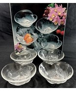 Mikasa Crystal Bounty Fruit Bowls 3 3/4” Set Of 4 NOS - $13.48