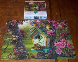 Buffalo Kim Norlien Springtime Beauty Birds Jigsaw Puzzle 300 Pieces - £11.76 GBP