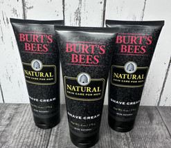 (3) Burt&#39;s Bees Natural Skin Care For Men Shave Cream 6 oz each - £57.15 GBP