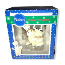 1997 Matrix Pillsbury Doughboy Cupcake Tower Christmas Ornament - £12.17 GBP