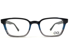 OGI Kids Eyeglasses Frames OK331/2106 Black Blue Gray Square 45-17-125 - £38.78 GBP