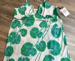 Diane Von Furstenberg x Target Leaf Short Satin Slip Dress Green Size XL... - $19.24