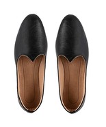 Mens Nagra Jutti Mojari ethnic Shoe soft leather loafer US size 7-11 Bla... - £37.90 GBP