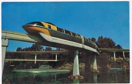 Postcard Disneyland Tomorrowland Monorail Highway In The Sky California - £3.10 GBP
