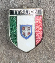 Italian Shield European Crest Coat of Arms Travel Vintage Souvenir Lapel... - £9.40 GBP