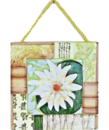 Kohler White Chrysanthemum Tile Hanging Wall Art 8&quot; x 8&quot; Ceramic - €11,19 EUR