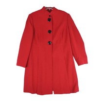 TAHARI Arthur S Levine Women&#39;s 18W Red Pea Swing Trench Coat Overcoat. Plus - £38.45 GBP