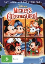 Mickey&#39;s Christmas Carol DVD | 30th Anniversary | Region 4 - £9.97 GBP