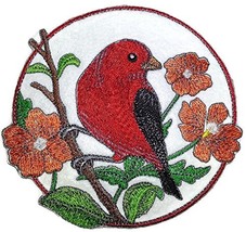 Nature Weaved in Threads, Amazing Birds Kingdom [Scarlet Tanager and Cosmos Circ - £13.40 GBP