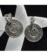 John Hardy Kali Pebble Sterling Silver Dangling Hoop Stud Earrings Rare - $961.44 CAD