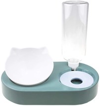 Portable Pet Bowl and Automatic Water Feeder Set, 2 in 1 Food Bowl Dish with Wat - £64.43 GBP