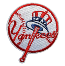 New York Yankees NY Embroidered PATCH~3 3/4&quot; x 3 1/4&quot;~Iron On~MLB~FREE U... - $4.85