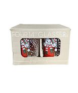 4 Vtg George Briard Holiday 14 Oz Double Old Fashioned Glasses -Original... - €50,83 EUR