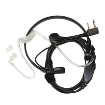 Acoustic Tube Earpiece Throat Mic Headset for Baofeng BF-V6 BF-V7 BF-V8 UV-5R - £25.29 GBP