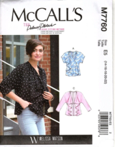 McCall&#39;s M7760 Misses 14 to 22 Jacket and Vest Melissa Watson Sewing Pattern - £12.97 GBP