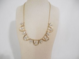 INC International Concepts Gold-Tone Crystal Slide Frontal Necklace N1095 - $19.19