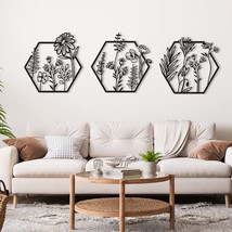 Lotus Living Room Home Wall Hanging Wrought Iron Cutting Mural - $39.61