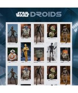 Sheet of 20 - Mint NH Star Wars Droids - fresh - $18.00