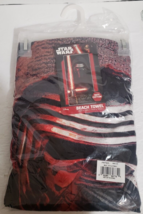 Star Wars Beach Towel The Force Awakens Kylo Ren 28&quot; x 58&quot; 100% Cotton New - $20.85