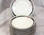 Noritake Etienne Saucers 6&quot; Lot of 10 - £27.63 GBP